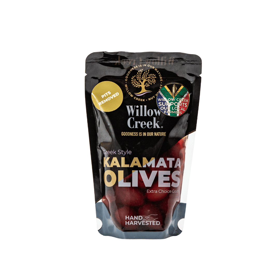 Willow Creek Olive Products - Greek Style Pitted Kalamata Table Olives - Pits Removed Table Olives