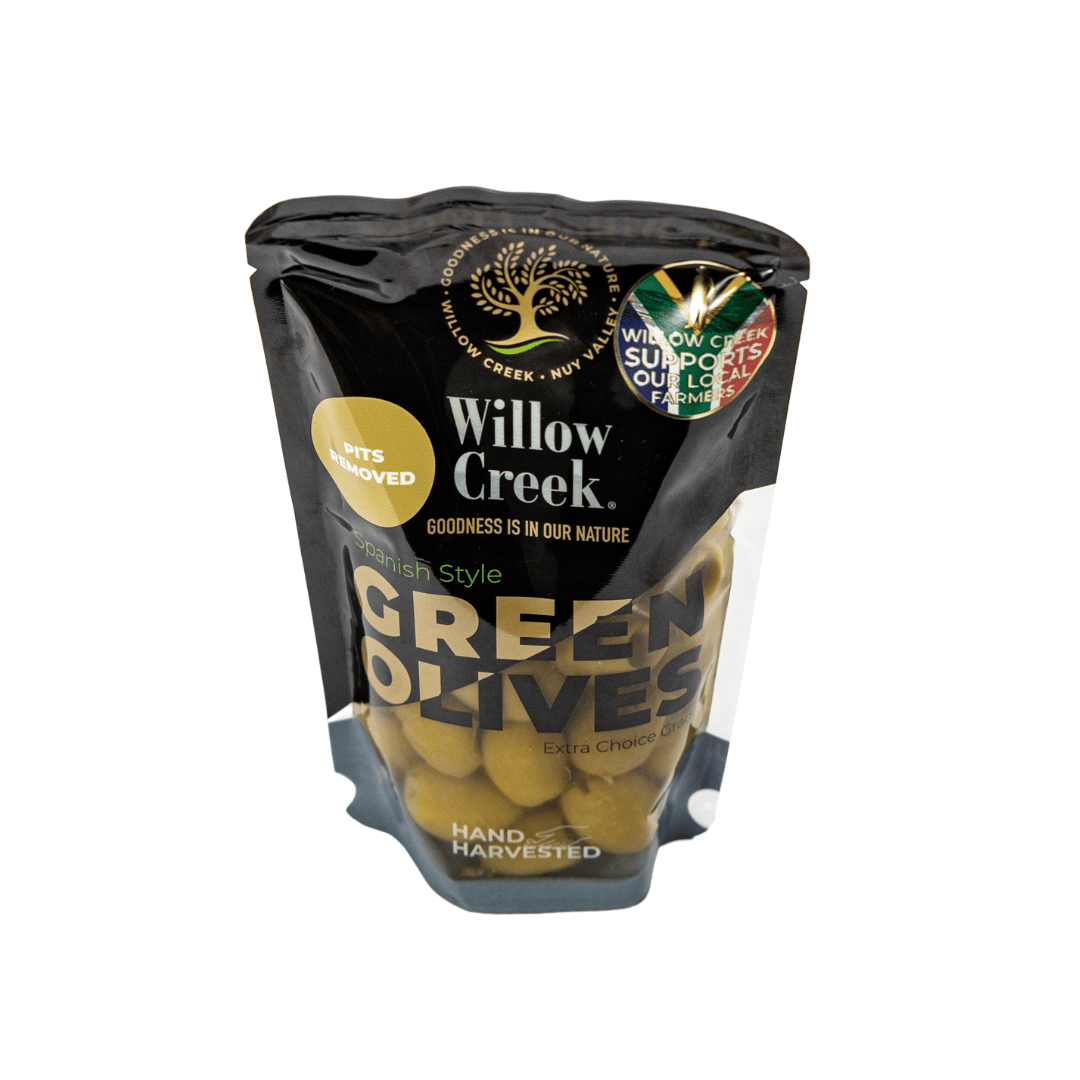 Willow Creek Olive Products - Spanish Style Pitted Green Table Olives - Pits Removed